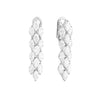 Red Carpet 18K White Gold Marquise Cut 4.95 ct Diamond Drop Earrings