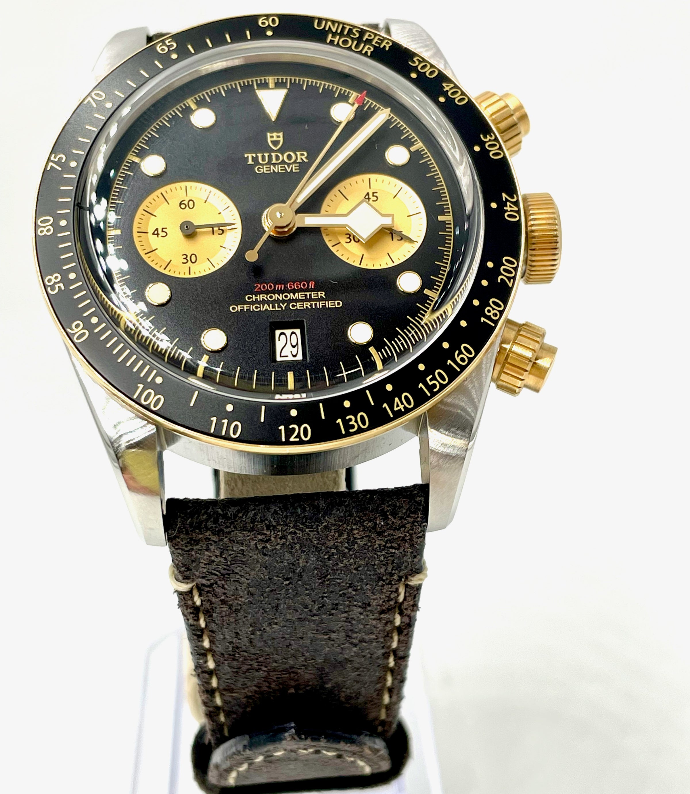 Black Bay Steel and Gold Chronograph M79363N 003