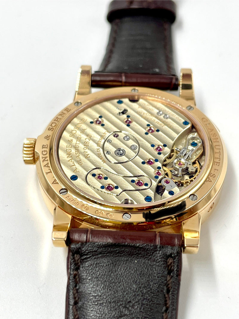 Lange 1 Moonphase Silver dial in Rose gold.
