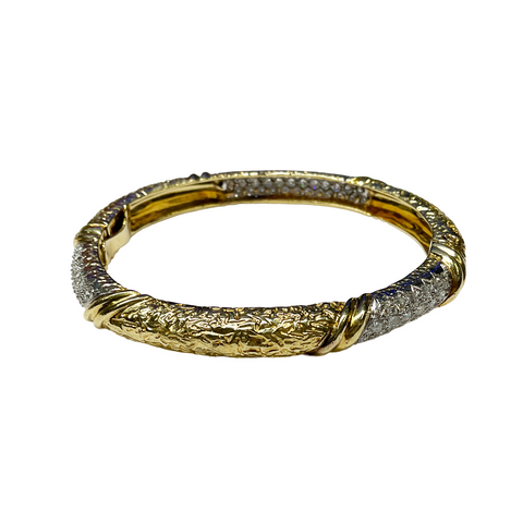 Van Cleef & Arpels 18K Yellow Gold Diamond Bracelet