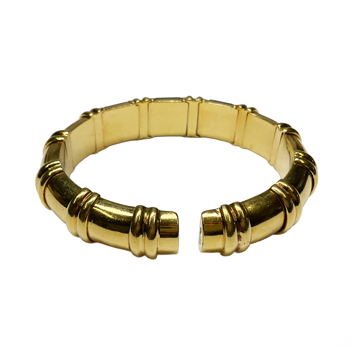 18K Yellow Gold Multicolored Baguette-Cut Tourmaline and Amethyst Bracelet