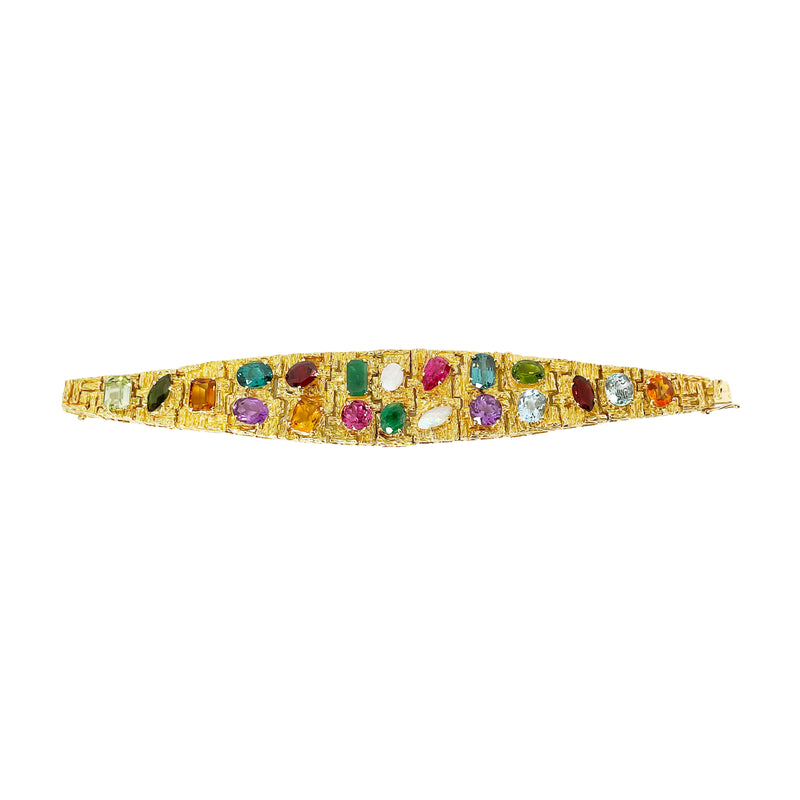 H. Stern Multi-Gem Bracelet in 18K Yellow Gold