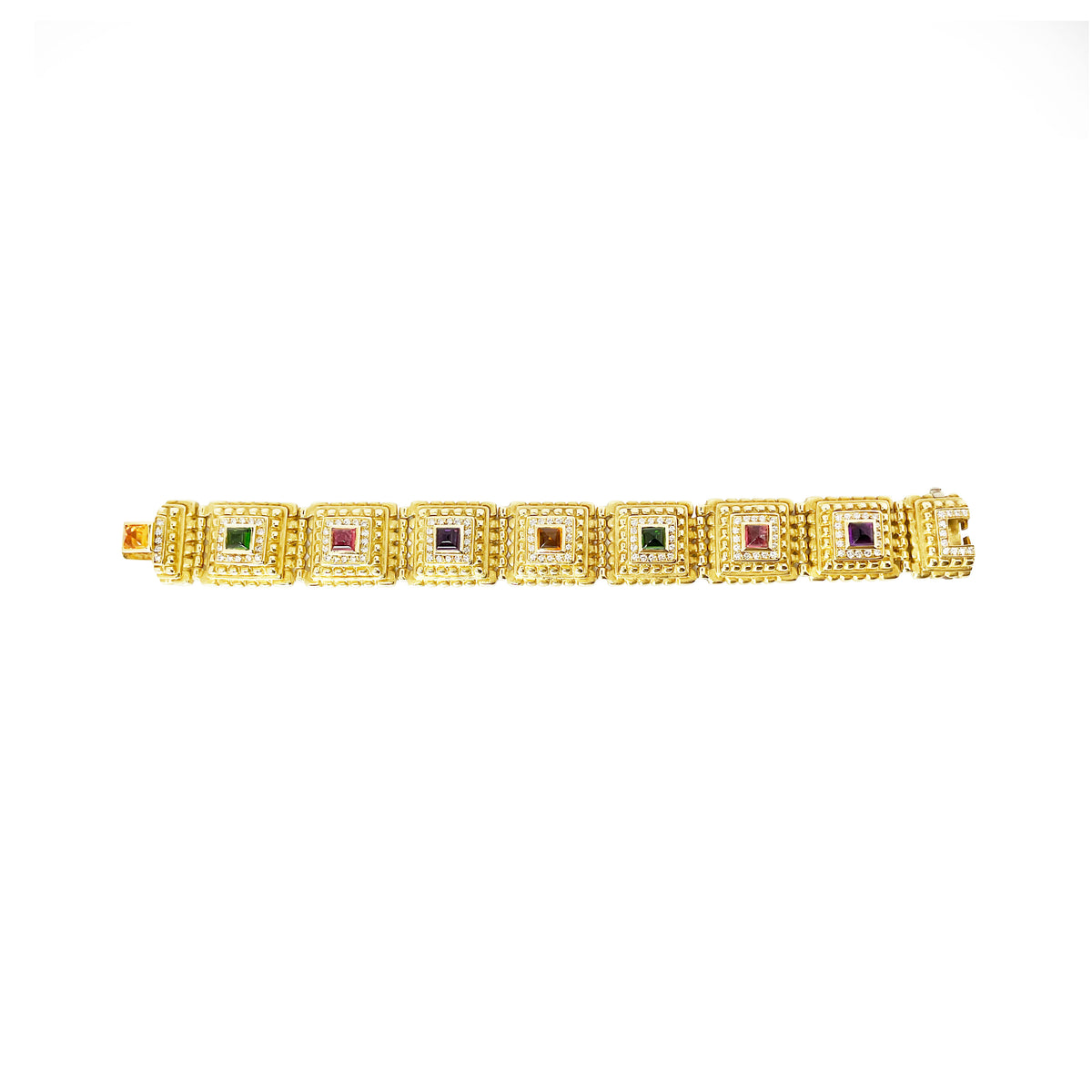 Vahe Naltchayan Multi-Gem Bracelet in 18K Yellow Gold