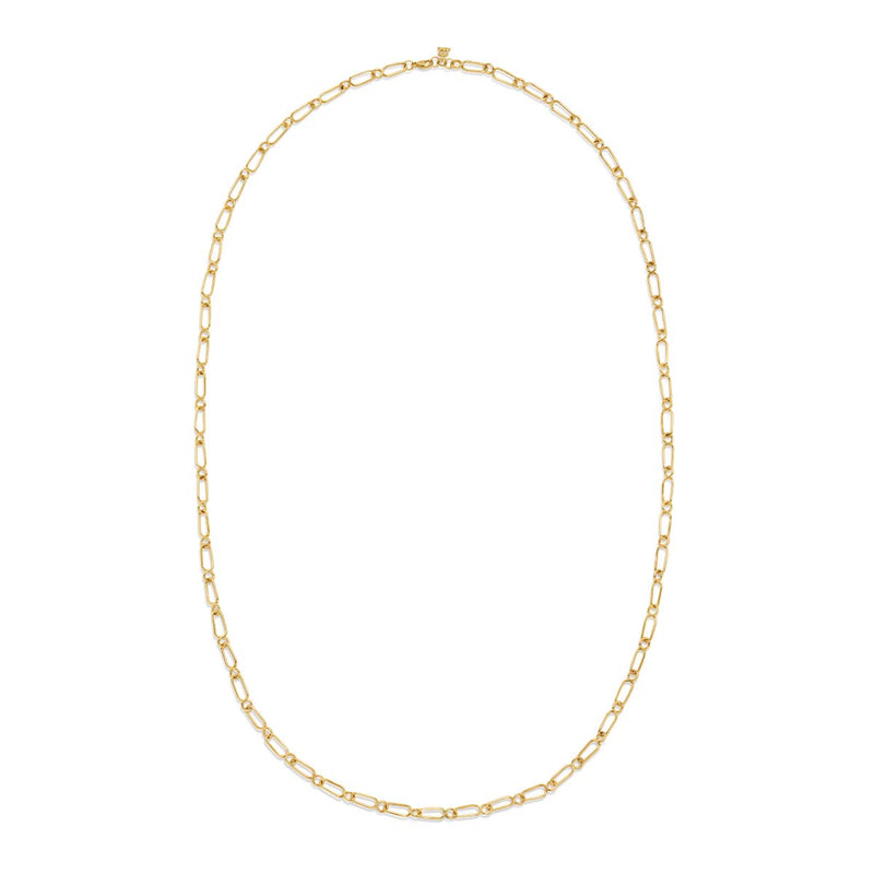 Small River 18K Yellow Gold Chain Necklace