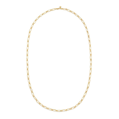 River 18K Yellow Gold Small Chain Necklace