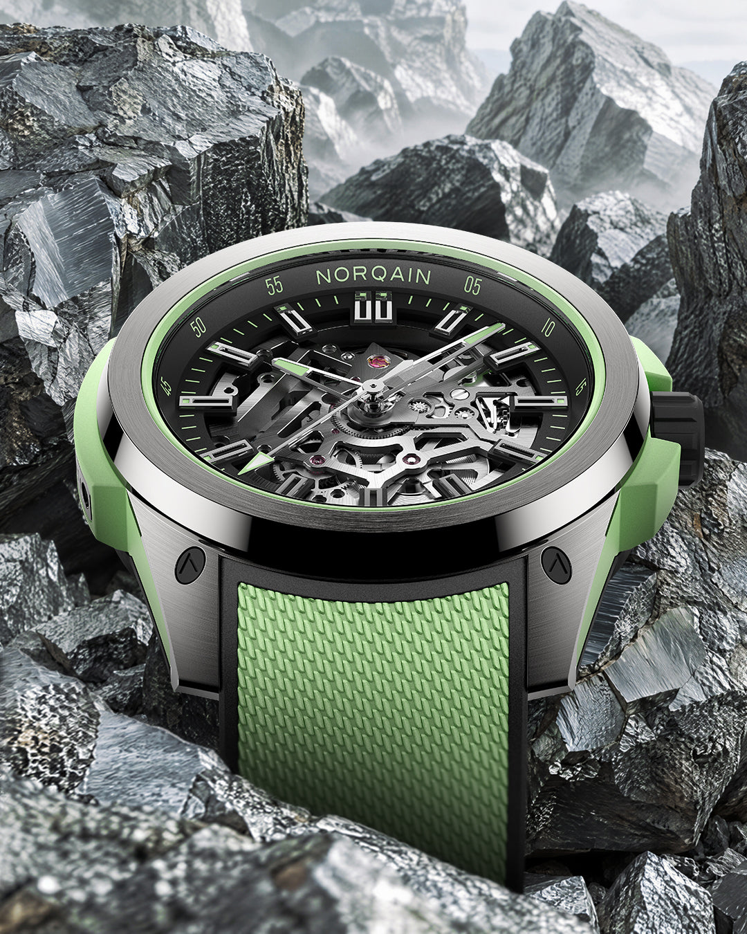 NORQAIN New Watches - INDEPENDENCE WILD ONE SKELETON | Manfredi Jewels
