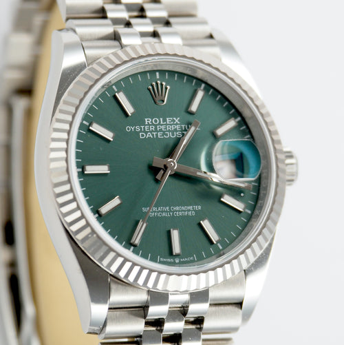 Datejust 36 Mint Green