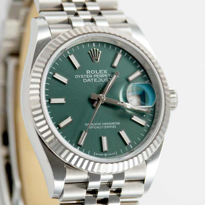 Datejust 36 Mint Green