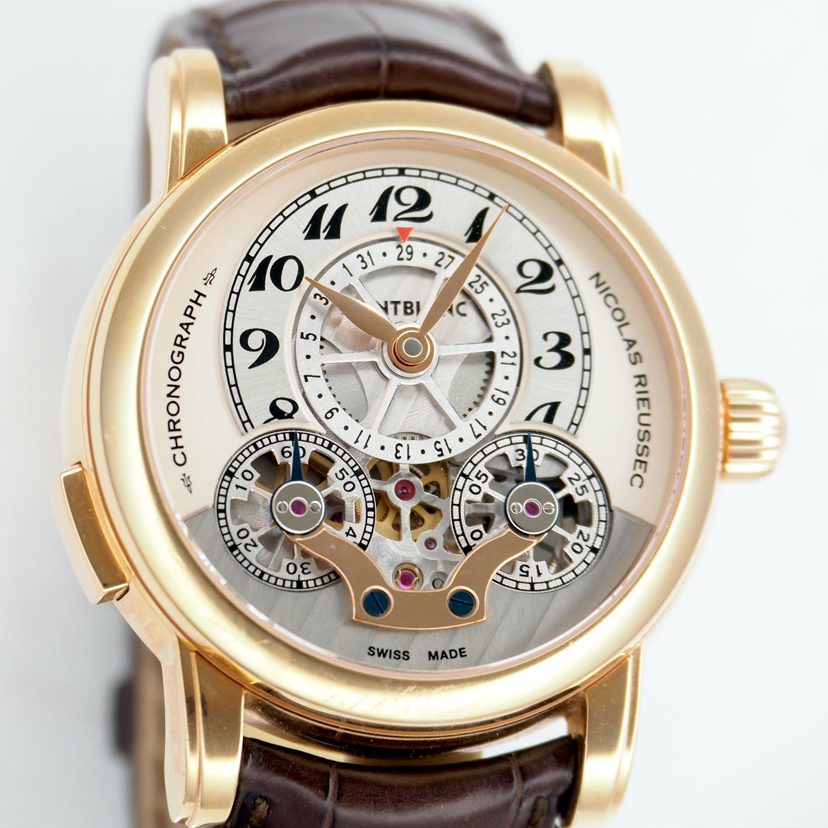 Pre-Owned Montblanc Pre-Owned Watches - Nicolas Rieussec Chronograph Open Date | Manfredi Jewels