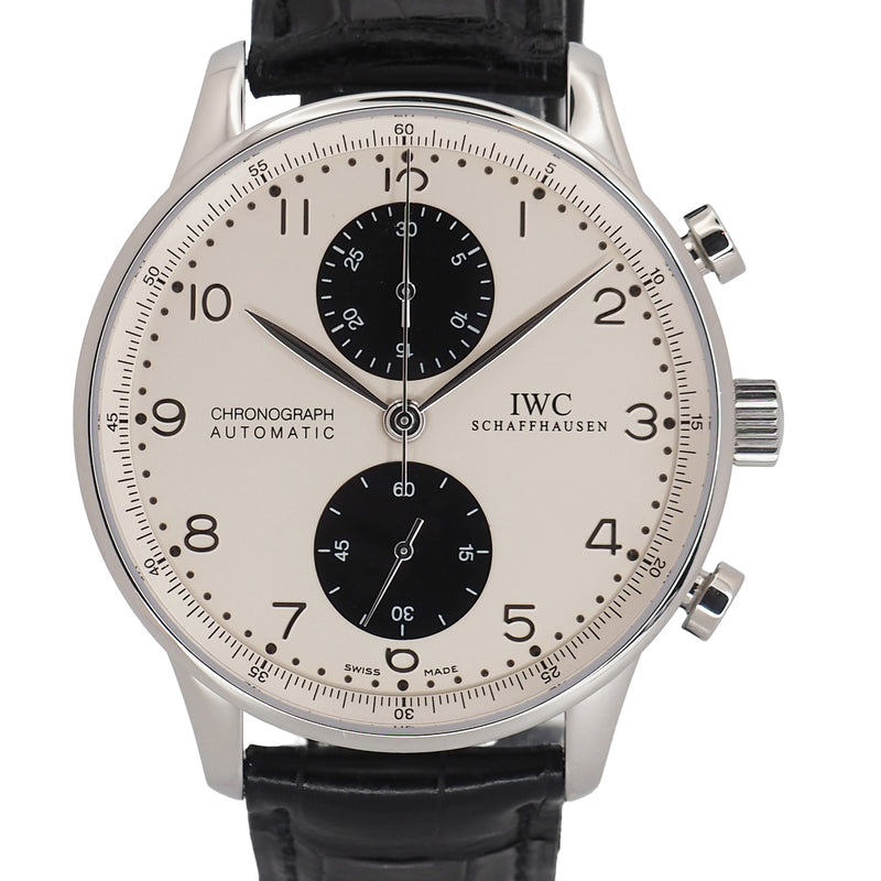 Pre-Owned IWC Pre-Owned Watches - Portuguese Chronograph ’Panda’ | Manfredi Jewels