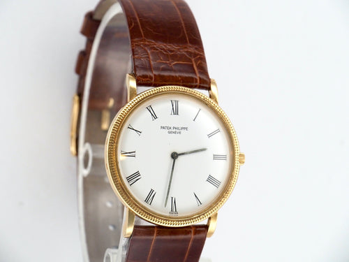 Calatrava White Lacquer Roman Dial circa 1987