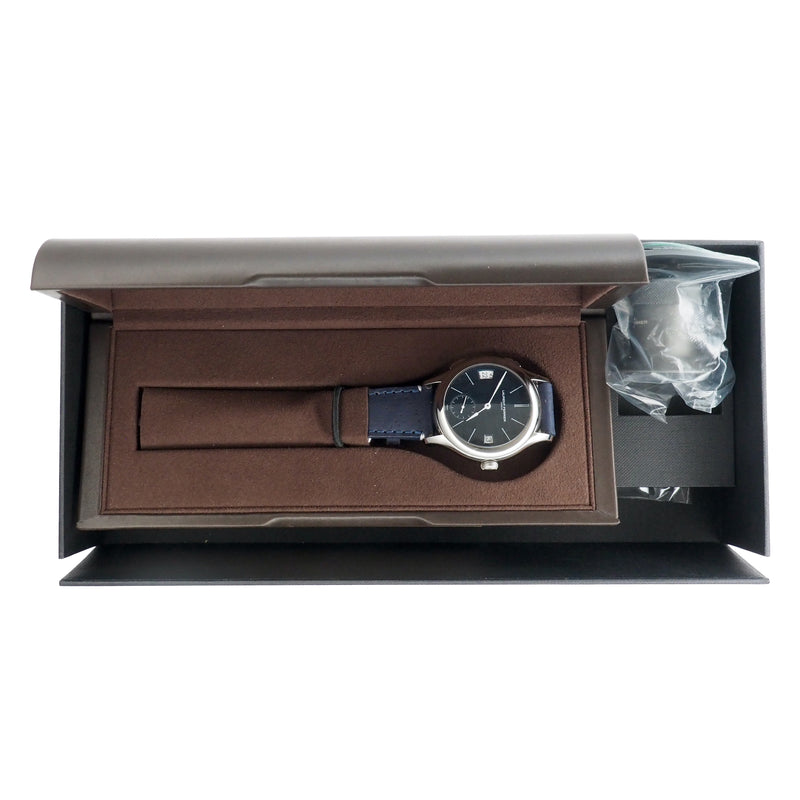 Pre - owned Laurent Ferrier Classic Traveller Blue Meteorite Dial