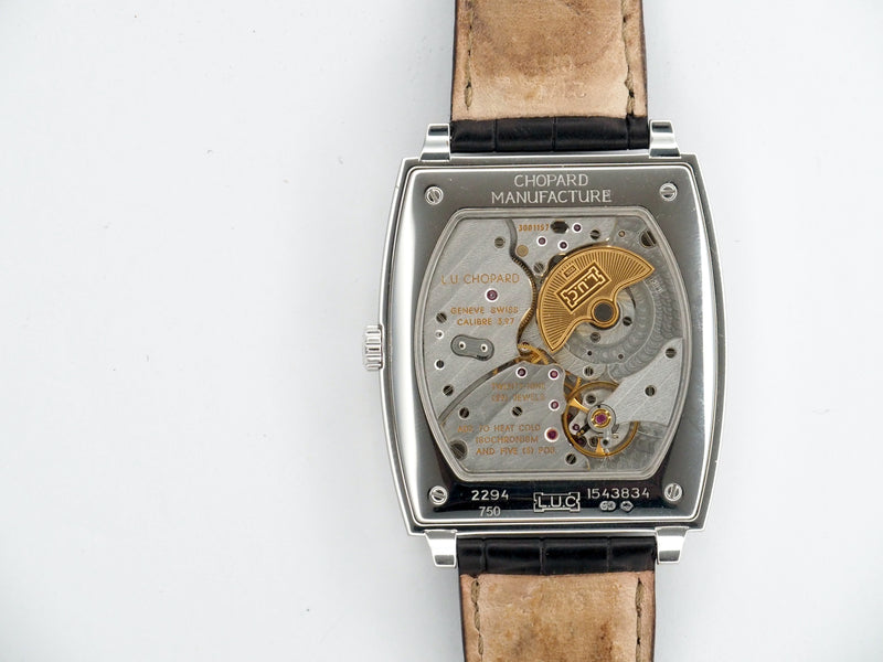 L.U.C XP Tonneau 18K White Gold