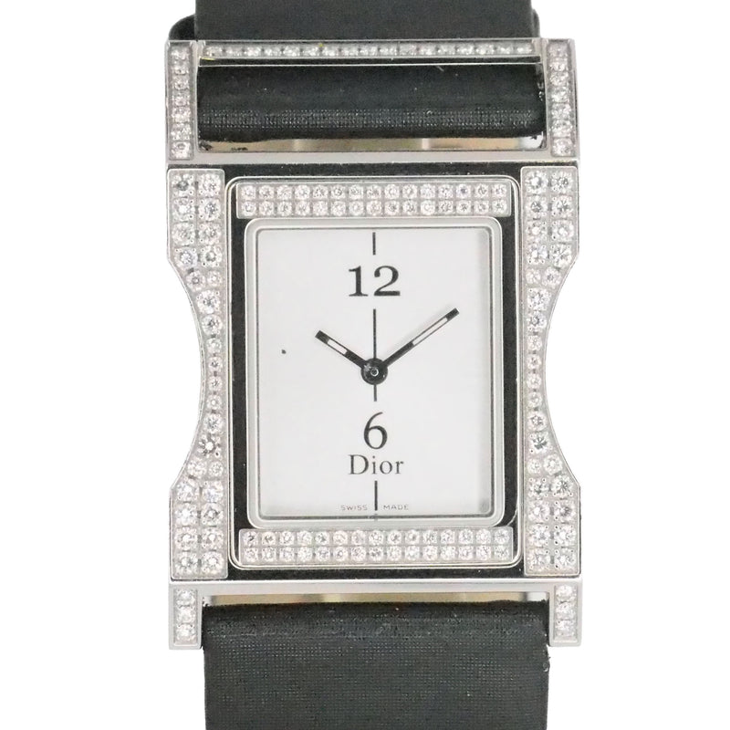 Christian Dior 腕時計　#4804 Dior Chris 47 Diamond-Set Stainless Steel Watch