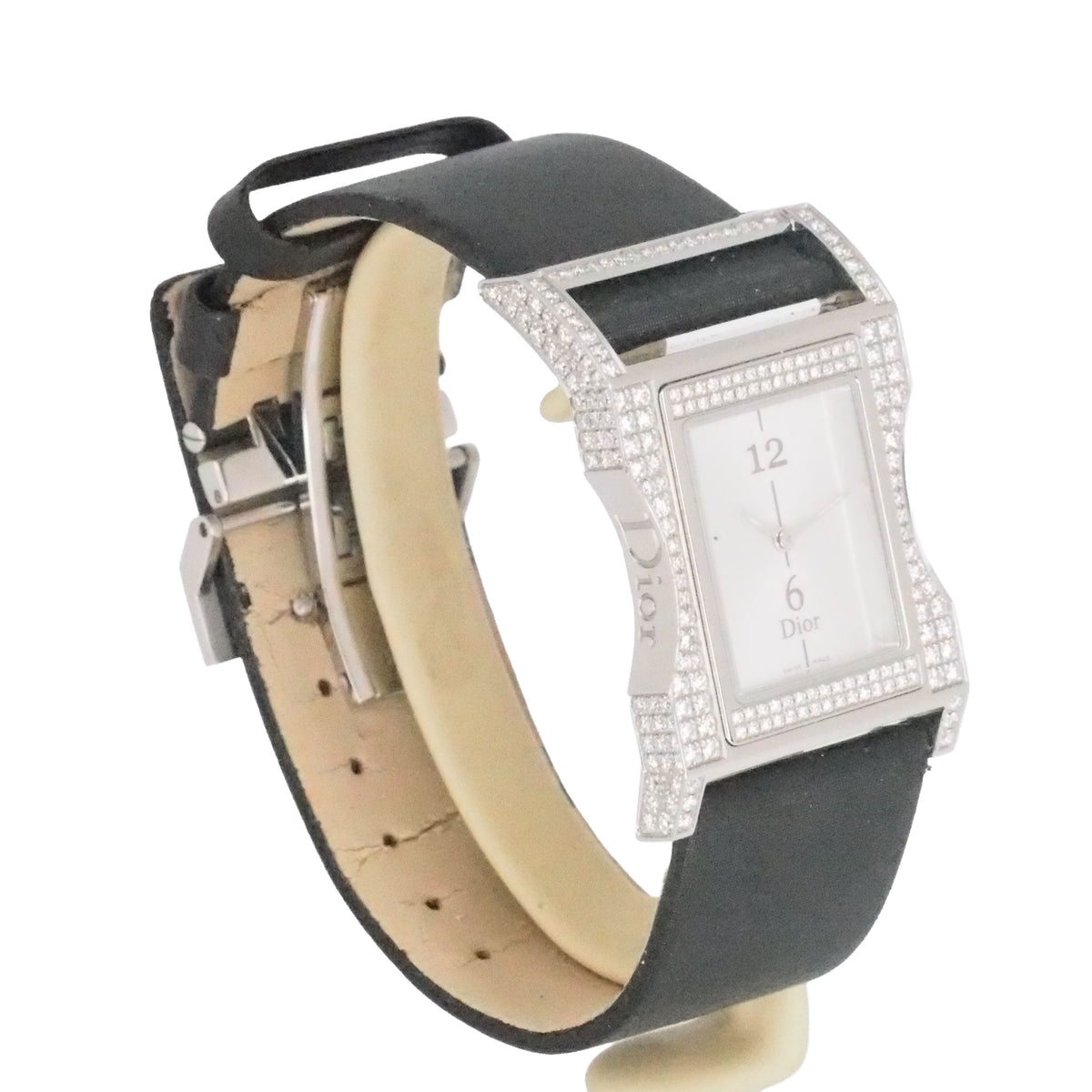 Dior Chris 47 Diamond-Set Stainless Steel Watch