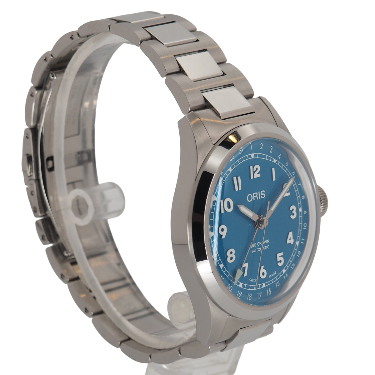 Pre-Owned ORIS Pre-Owned Watches - Big Crown Pointer Date Turqoise | Manfredi Jewels