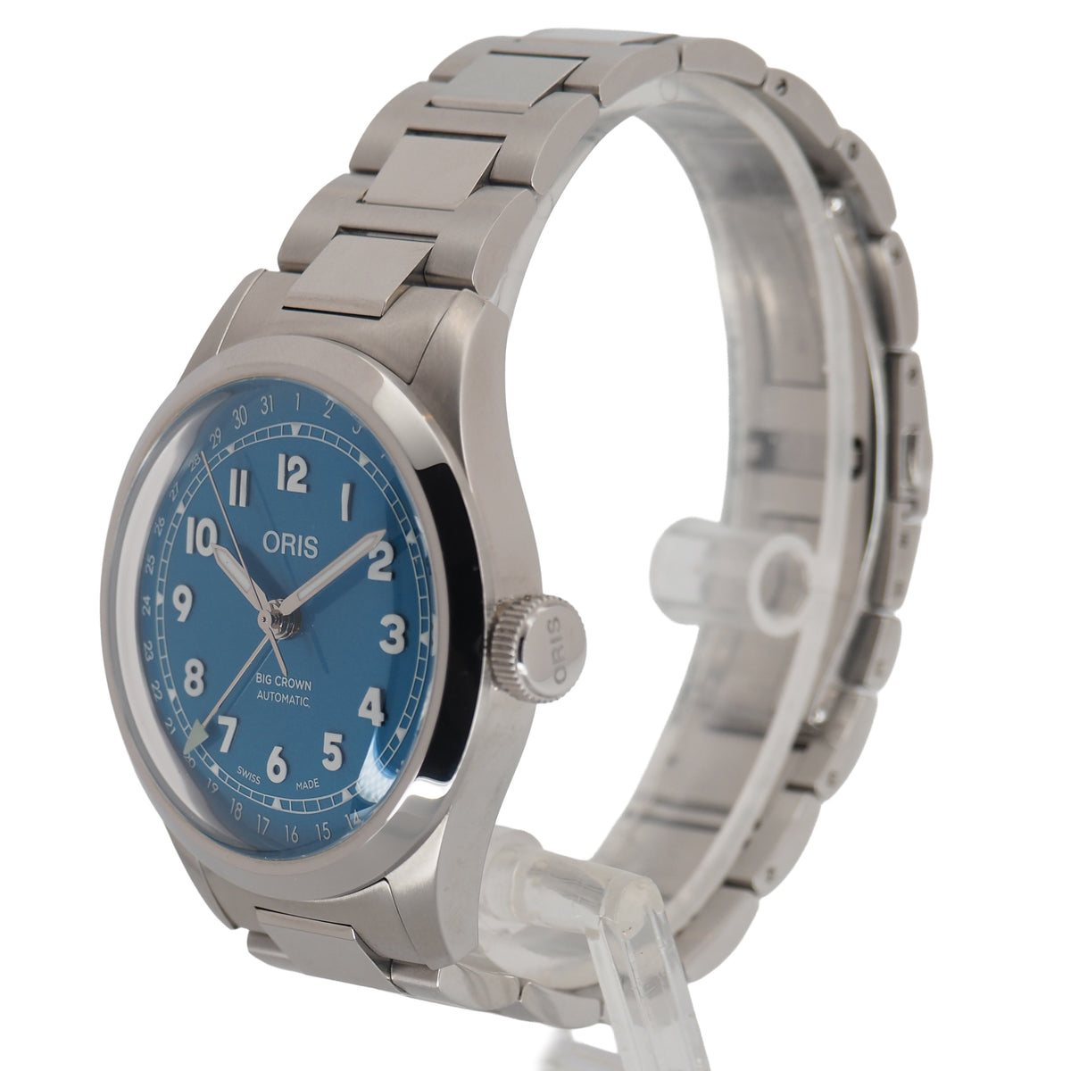 Pre-Owned ORIS Pre-Owned Watches - Big Crown Pointer Date Turqoise | Manfredi Jewels