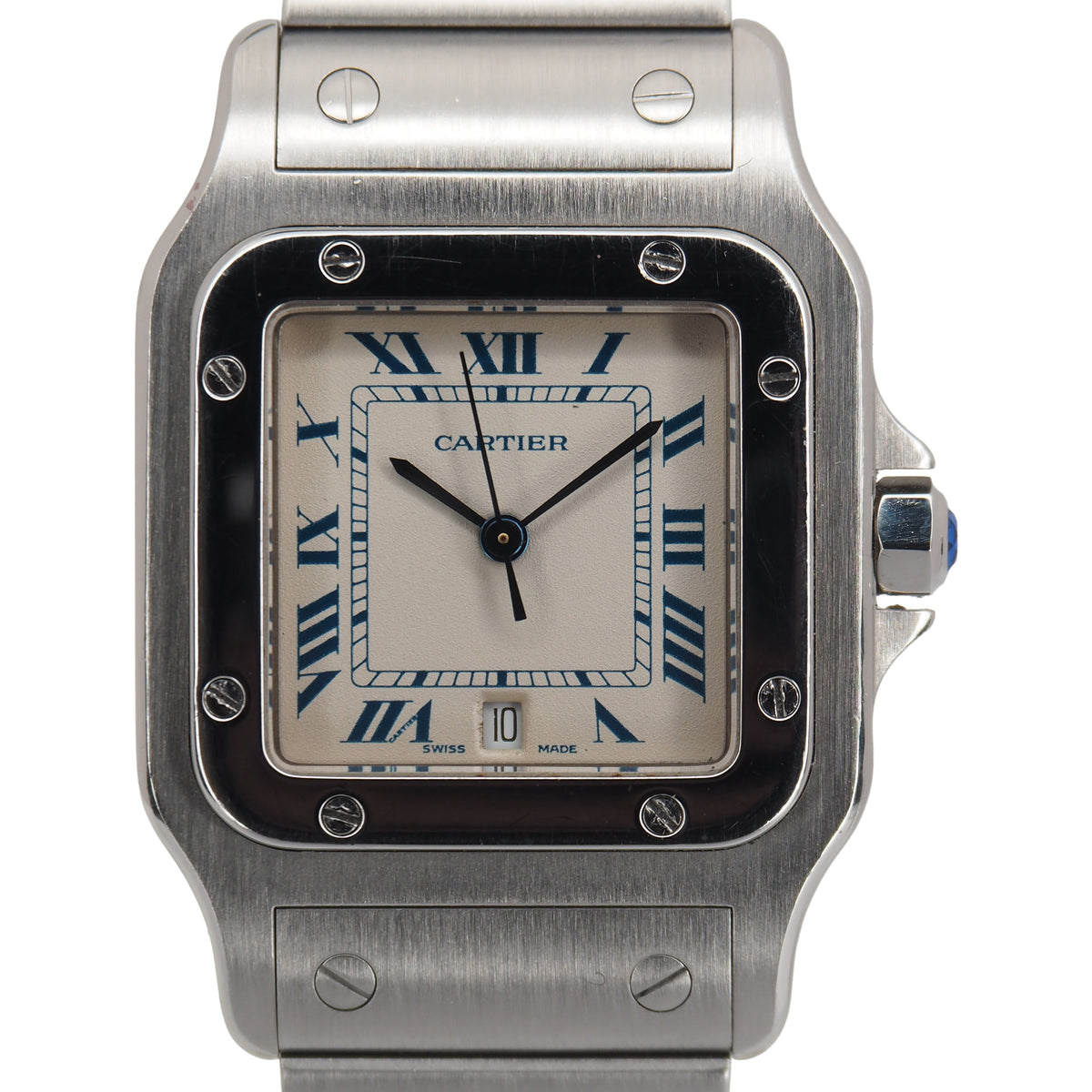 Pre-Owned Cartier Pre-Owned Watches - Cartier Santos Galbée | Manfredi Jewels