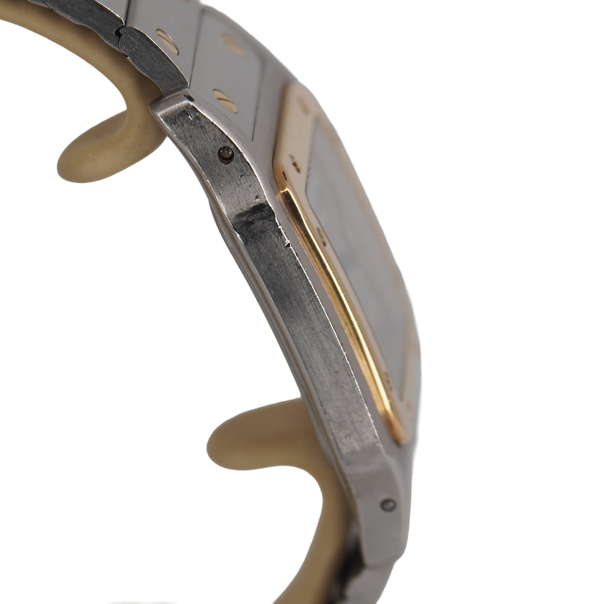 Pre-Owned Cartier Pre-Owned Watches - Cartier Santos Galbée Mocha | Manfredi Jewels