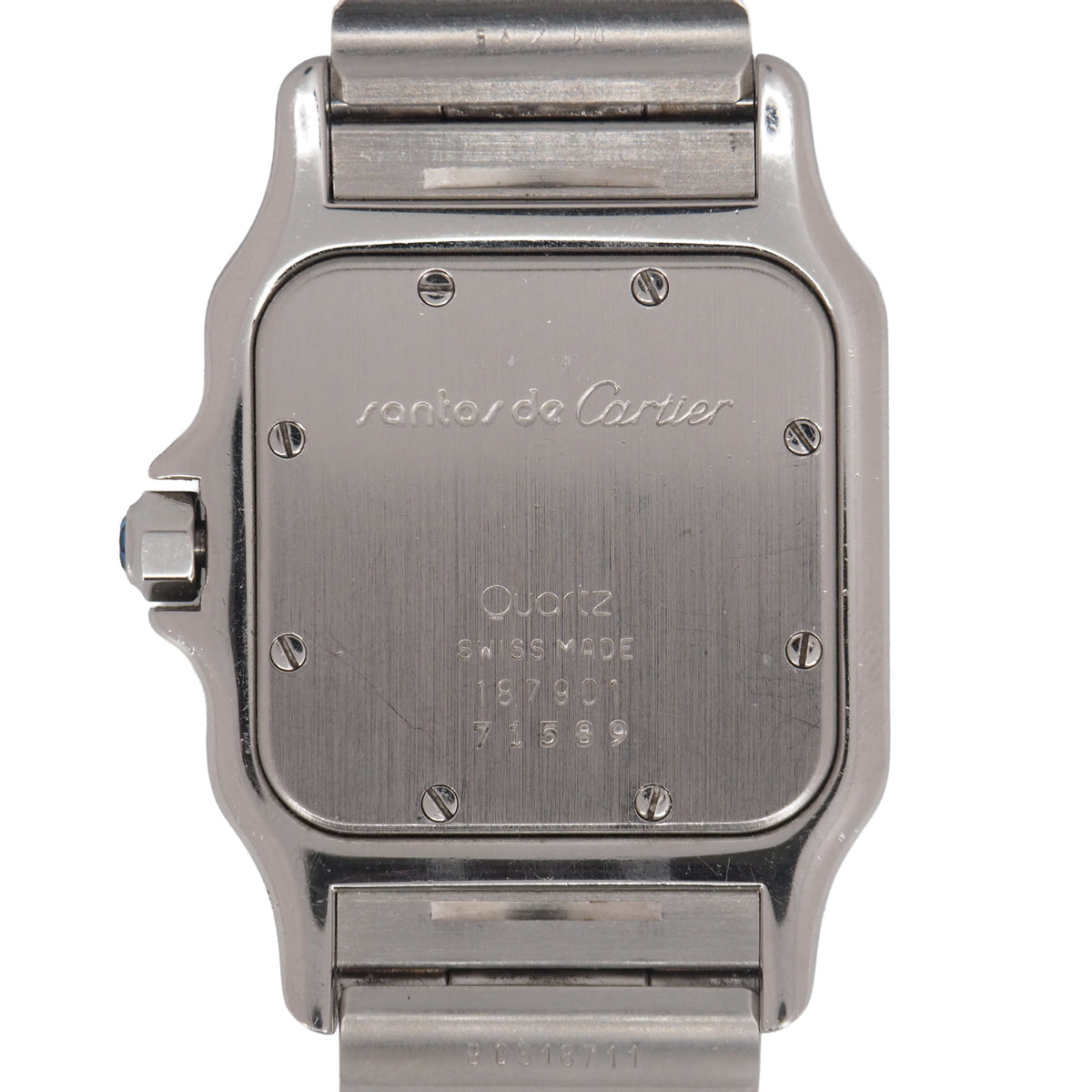 Pre-Owned Cartier Pre-Owned Watches - Cartier Santos Galbée Mocha | Manfredi Jewels