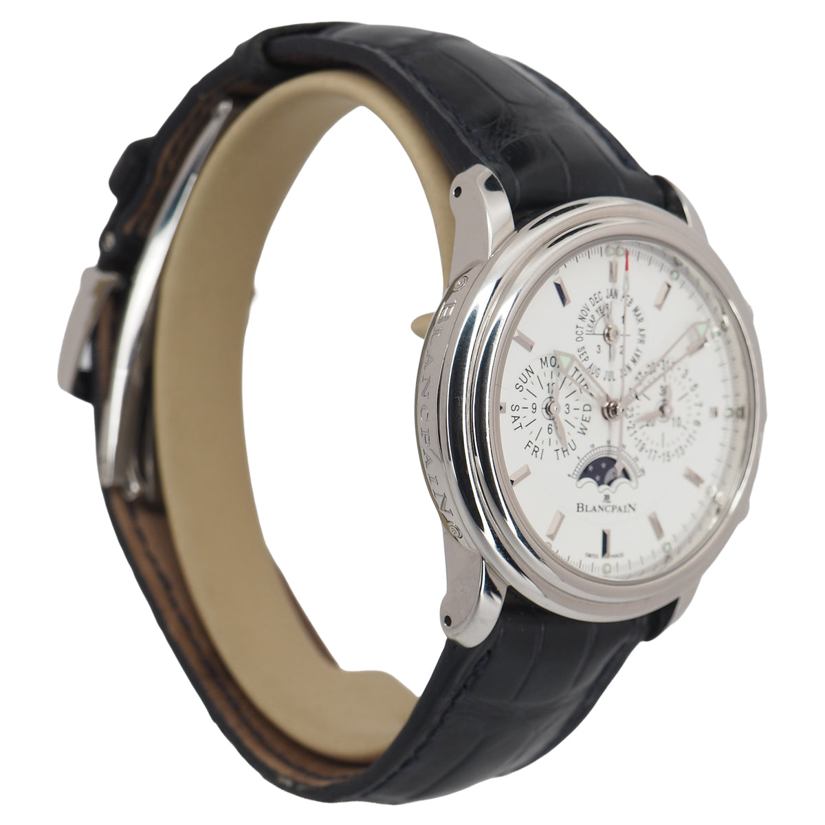 Pre-Owned Blancpain Pre-Owned Watches - Léman Flyback Chronograph Perpetual Calendar | Manfredi Jewels