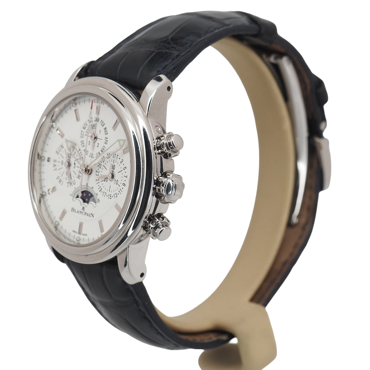 Pre-Owned Blancpain Pre-Owned Watches - Léman Flyback Chronograph Perpetual Calendar | Manfredi Jewels
