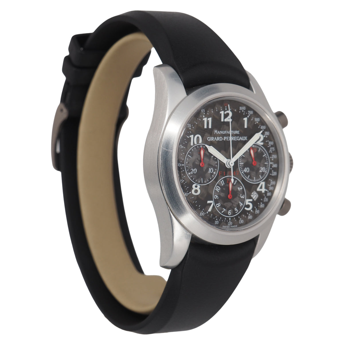 Pre-Owned Girard-Perregaux Pre-Owned Watches - Chronograph Pour Ferrari in Aluminum | Manfredi Jewels