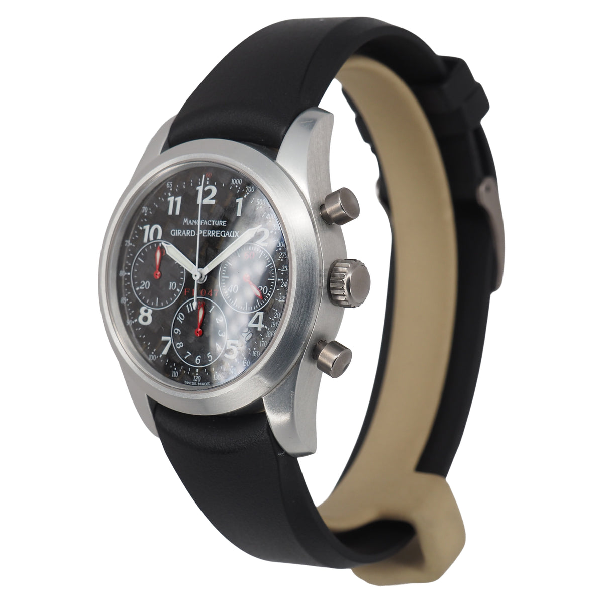 Pre-Owned Girard-Perregaux Pre-Owned Watches - Chronograph Pour Ferrari in Aluminum | Manfredi Jewels