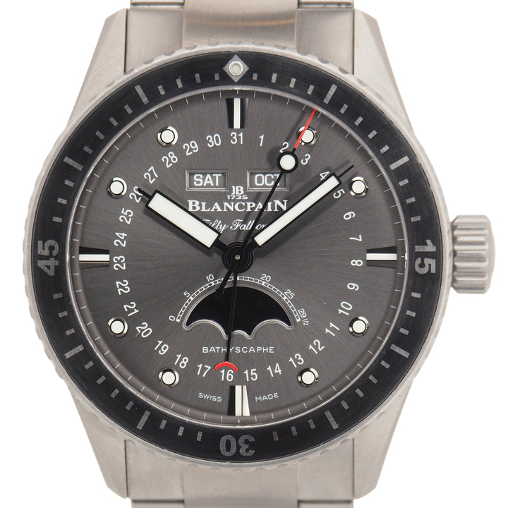 Pre-Owned Blancpain Pre-Owned Watches - Bathyscaphe Quantième Complet Phases de Lune | Manfredi Jewels