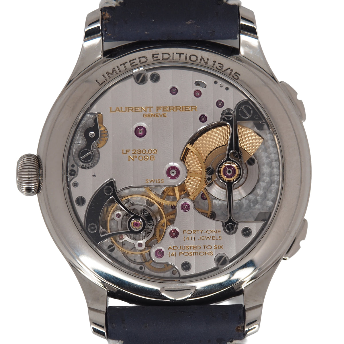 Pre-Owned Laurent Ferrier Pre-Owned Watches - Classic Traveller Blue Meteorite Dial | Manfredi Jewels