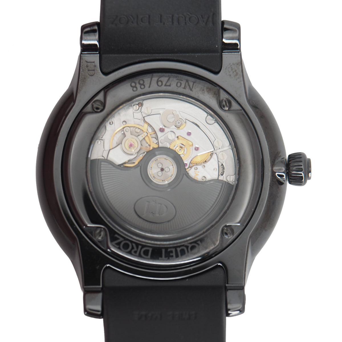 Pre-Owned Jaquet Droz Pre-Owned Watches - Black Ceramic Grand Seconde | Manfredi Jewels