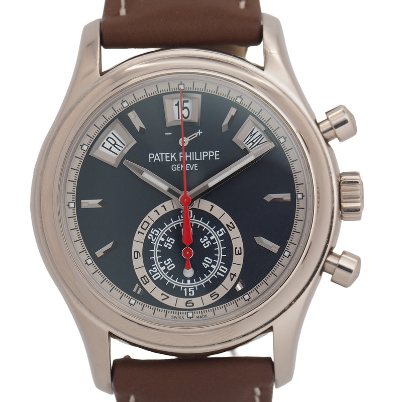 Pre-Owned Patek Philippe Pre-Owned Watches - Complications Flyback Chronograph Annual Calendar 5960/01G-001 | Manfredi Jewels