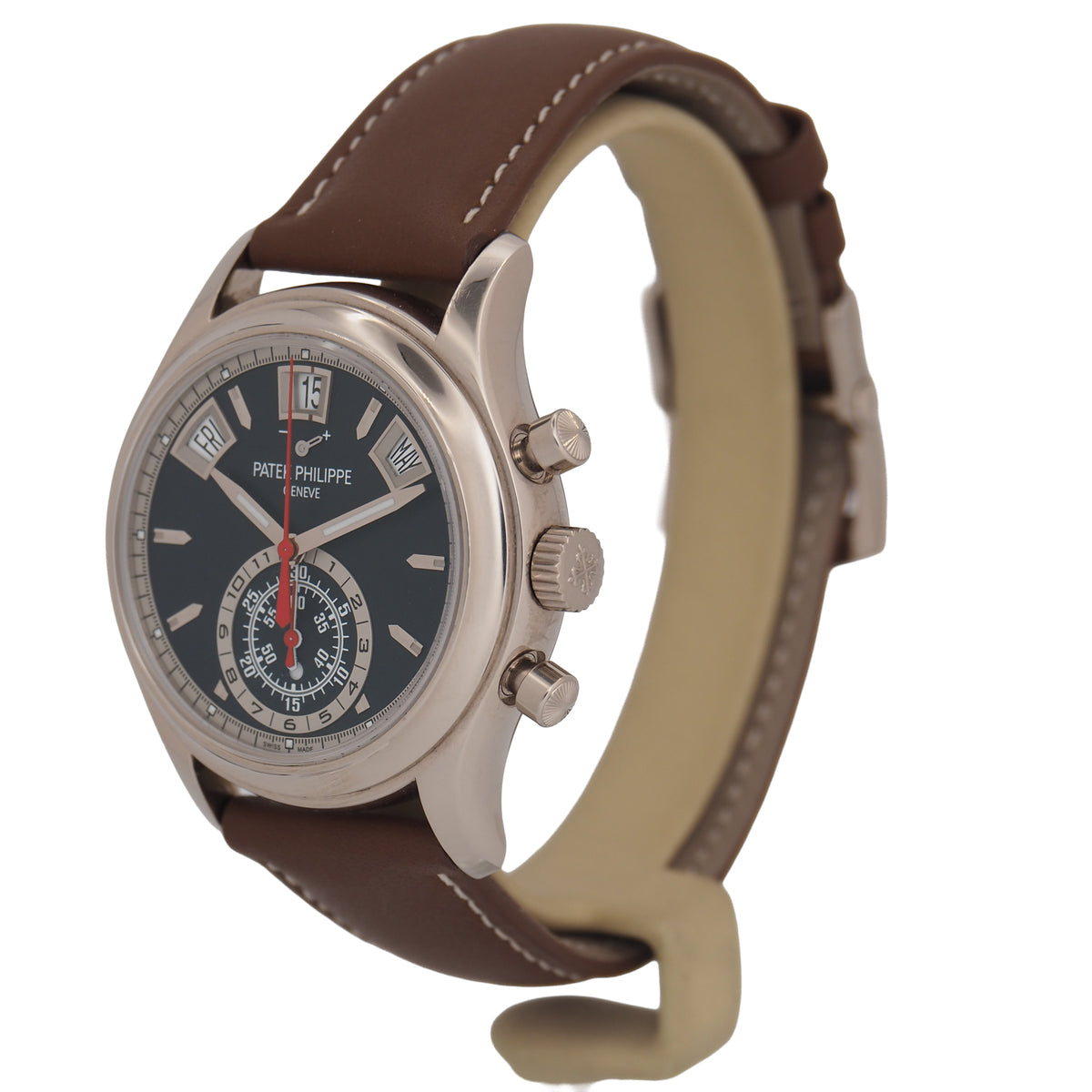 Pre-Owned Patek Philippe Pre-Owned Watches - Complications Flyback Chronograph Annual Calendar 5960/01G-001 | Manfredi Jewels