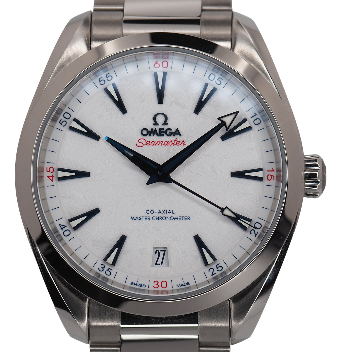 Pre-Owned Omega Pre-Owned Watches - Seamaster Aqua Terra 150M ’Beijing 2022’’ | Manfredi Jewels