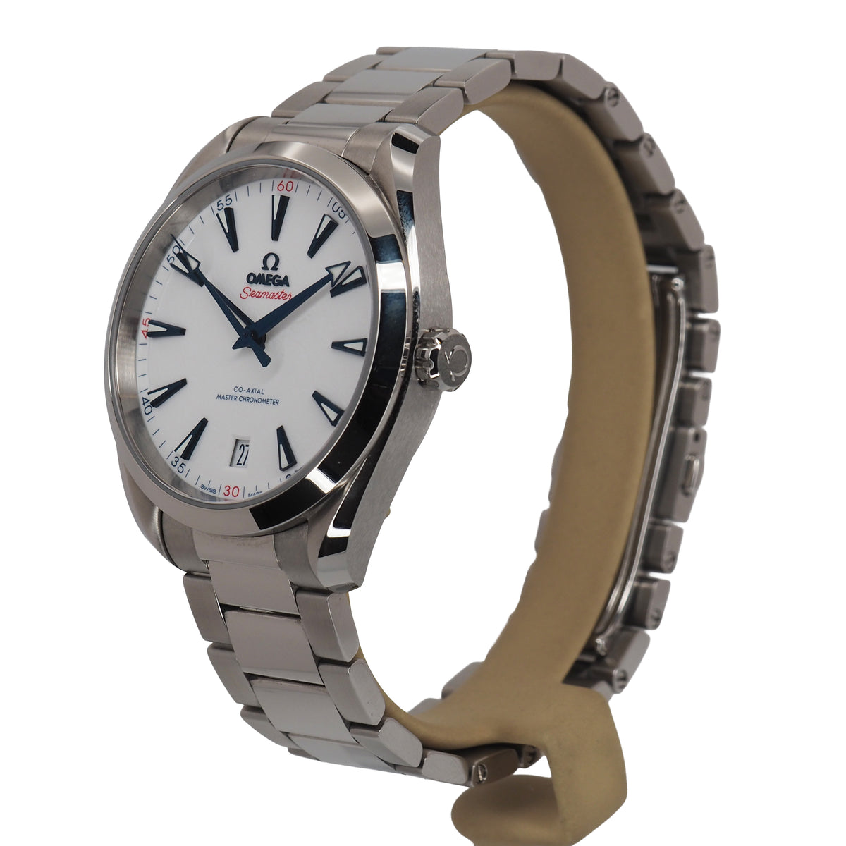 Pre-Owned Omega Pre-Owned Watches - Seamaster Aqua Terra 150M ’Beijing 2022’’ | Manfredi Jewels