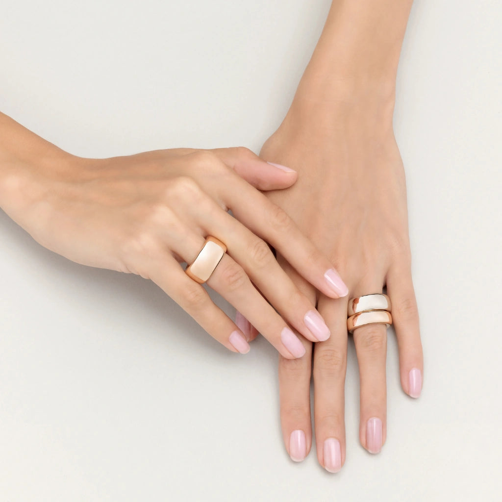 Pomellato Jewelry - Iconica 18K Rose Gold Large Ring | Manfredi Jewels