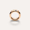 Iconica 18K Rose Gold Mixed Gemstones Slim Ring