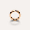 Iconica 18K Rose Gold Mixed Gemstones Slim Ring