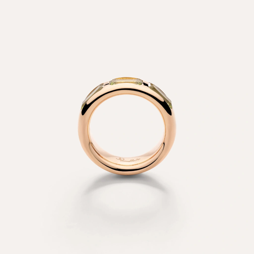 Pomellato Jewelry - Iconica 18K Rose Gold Peridot Ring | Manfredi Jewels