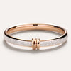 Iconica 18K Rose Gold Diamond Pavé Bangle Bracelet