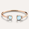 Nudo 18K Rose Gold Blue Topaz & Diamond Bracelet