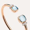 Nudo 18K Rose Gold Blue Topaz & Diamond Bracelet