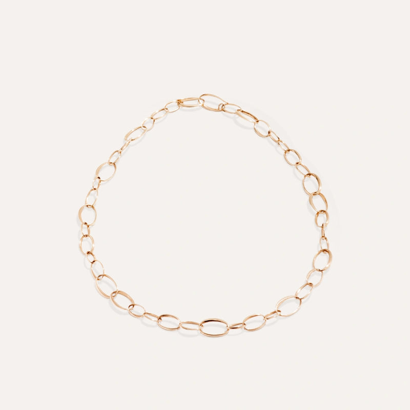 Gold 18K Rose Gold Links Chain Necklace