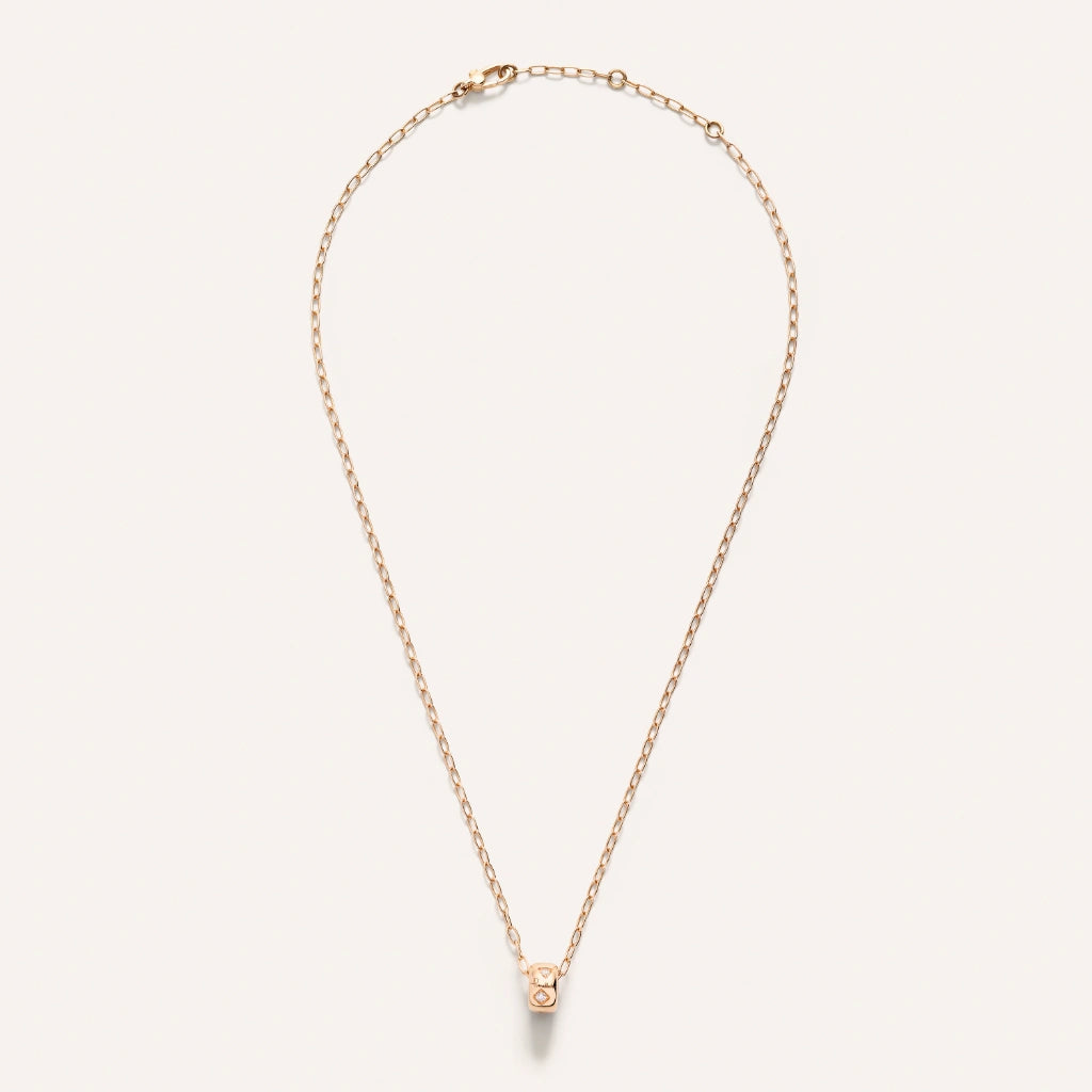 Pomellato Jewelry - Iconica 18K Rose Gold Diamond Pendant Necklace | Manfredi Jewels
