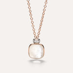 Nudo 18K Rose Gold Mother of Pearl Diamond Necklace