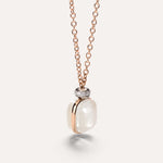 Nudo 18K Rose Gold Mother of Pearl Diamond Necklace