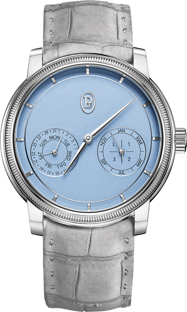 TORIC PERPETUAL CALENDAR PLATINUM MORNING BLUE