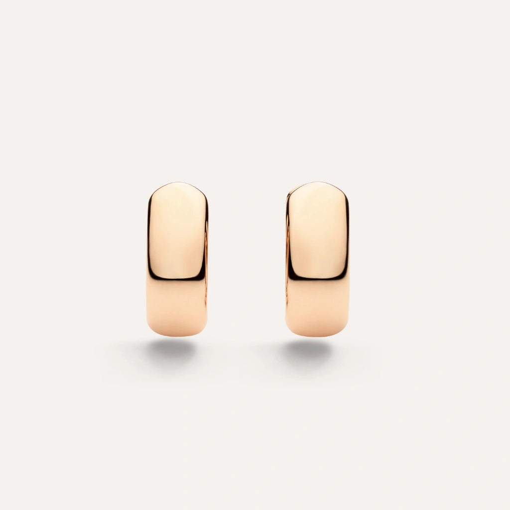 Pomellato Jewelry - Iconica 18K Rose Gold Bold Hoop Earrings | Manfredi Jewels