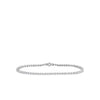 Classica 18K White Gold Round Cut Classic Diamond Tennis Bracelet