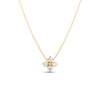 Love In Verona 18K Yellow Gold Diamond Flower Necklace